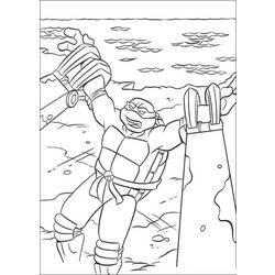 ぬりえページ: 忍者タートルズ (スーパーヒーロー) #75454 - 無料の印刷可能なぬりえページ
