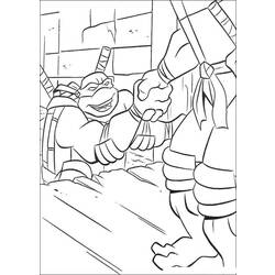 ぬりえページ: 忍者タートルズ (スーパーヒーロー) #75502 - 無料の印刷可能なぬりえページ