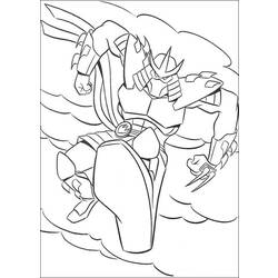 ぬりえページ: 忍者タートルズ (スーパーヒーロー) #75521 - 無料の印刷可能なぬりえページ