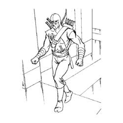 ぬりえページ: 忍者タートルズ (スーパーヒーロー) #75532 - 無料の印刷可能なぬりえページ