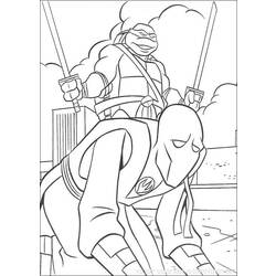 ぬりえページ: 忍者タートルズ (スーパーヒーロー) #75543 - 無料の印刷可能なぬりえページ