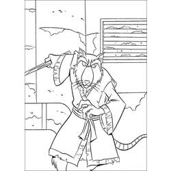 ぬりえページ: 忍者タートルズ (スーパーヒーロー) #75593 - 無料の印刷可能なぬりえページ