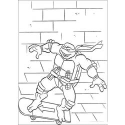 ぬりえページ: 忍者タートルズ (スーパーヒーロー) #75596 - 無料の印刷可能なぬりえページ