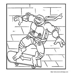 ぬりえページ: 忍者タートルズ (スーパーヒーロー) #75639 - 無料の印刷可能なぬりえページ