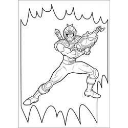 ぬりえページ: パワーレンジャー (スーパーヒーロー) #49959 - 無料の印刷可能なぬりえページ