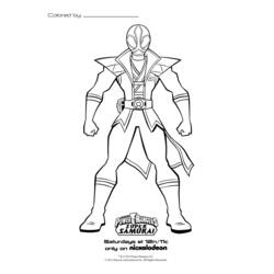 ぬりえページ: パワーレンジャー (スーパーヒーロー) #49989 - 無料の印刷可能なぬりえページ