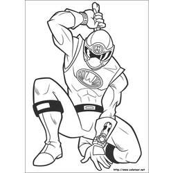 ぬりえページ: パワーレンジャー (スーパーヒーロー) #49993 - 無料の印刷可能なぬりえページ