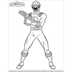 ぬりえページ: パワーレンジャー (スーパーヒーロー) #49997 - 無料の印刷可能なぬりえページ