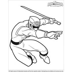 ぬりえページ: パワーレンジャー (スーパーヒーロー) #50010 - 無料の印刷可能なぬりえページ