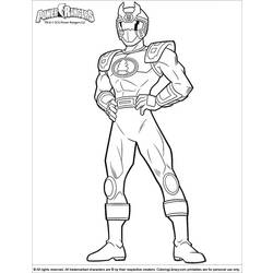 ぬりえページ: パワーレンジャー (スーパーヒーロー) #50018 - 無料の印刷可能なぬりえページ