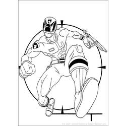 ぬりえページ: パワーレンジャー (スーパーヒーロー) #50032 - 無料の印刷可能なぬりえページ