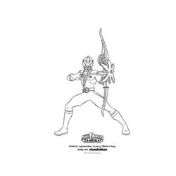 ぬりえページ: パワーレンジャー (スーパーヒーロー) #50052 - 無料の印刷可能なぬりえページ