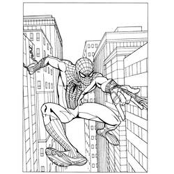 ぬりえページ: スパイダーマン (スーパーヒーロー) #78663 - 無料の印刷可能なぬりえページ