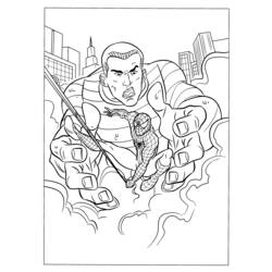 ぬりえページ: スパイダーマン (スーパーヒーロー) #78672 - 無料の印刷可能なぬりえページ
