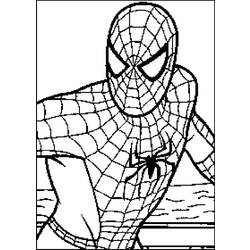 ぬりえページ: スパイダーマン (スーパーヒーロー) #78675 - 無料の印刷可能なぬりえページ