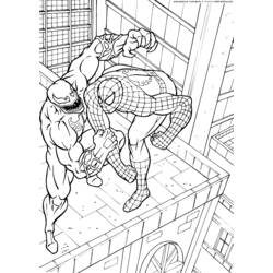 ぬりえページ: スパイダーマン (スーパーヒーロー) #78683 - 無料の印刷可能なぬりえページ