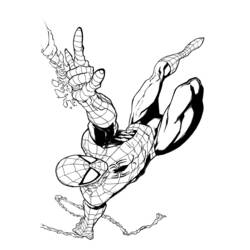 ぬりえページ: スパイダーマン (スーパーヒーロー) #78739 - 無料の印刷可能なぬりえページ