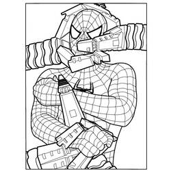 ぬりえページ: スパイダーマン (スーパーヒーロー) #78768 - 無料の印刷可能なぬりえページ