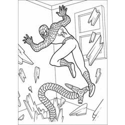 ぬりえページ: スパイダーマン (スーパーヒーロー) #78775 - 無料の印刷可能なぬりえページ