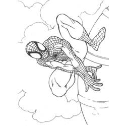ぬりえページ: スパイダーマン (スーパーヒーロー) #78823 - 無料の印刷可能なぬりえページ