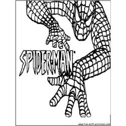 ぬりえページ: スパイダーマン (スーパーヒーロー) #78829 - 無料の印刷可能なぬりえページ