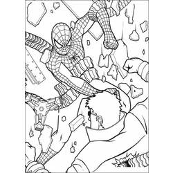 ぬりえページ: スパイダーマン (スーパーヒーロー) #78830 - 無料の印刷可能なぬりえページ