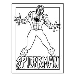 ぬりえページ: スパイダーマン (スーパーヒーロー) #78863 - 無料の印刷可能なぬりえページ