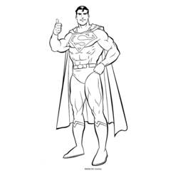 ぬりえページ: スーパーマン (スーパーヒーロー) #83609 - 無料の印刷可能なぬりえページ
