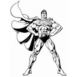 ぬりえページ: スーパーマン (スーパーヒーロー) #83613 - 無料の印刷可能なぬりえページ