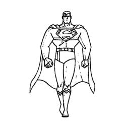 ぬりえページ: スーパーマン (スーパーヒーロー) #83619 - 無料の印刷可能なぬりえページ