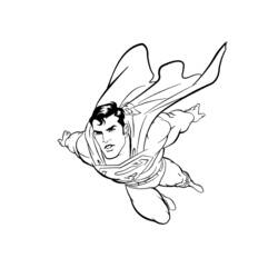 ぬりえページ: スーパーマン (スーパーヒーロー) #83637 - 無料の印刷可能なぬりえページ