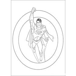 ぬりえページ: スーパーマン (スーパーヒーロー) #83638 - 無料の印刷可能なぬりえページ