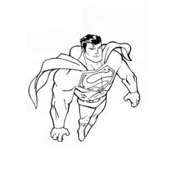 ぬりえページ: スーパーマン (スーパーヒーロー) #83639 - 無料の印刷可能なぬりえページ