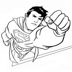 ぬりえページ: スーパーマン (スーパーヒーロー) #83646 - 無料の印刷可能なぬりえページ