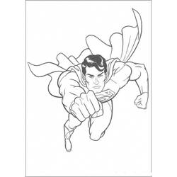 ぬりえページ: スーパーマン (スーパーヒーロー) #83661 - 無料の印刷可能なぬりえページ