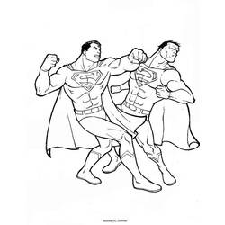 ぬりえページ: スーパーマン (スーパーヒーロー) #83670 - 無料の印刷可能なぬりえページ