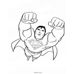 ぬりえページ: スーパーマン (スーパーヒーロー) #83675 - 無料の印刷可能なぬりえページ