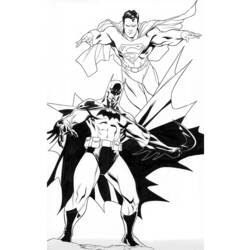 ぬりえページ: スーパーマン (スーパーヒーロー) #83684 - 無料の印刷可能なぬりえページ