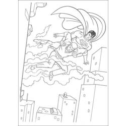ぬりえページ: スーパーマン (スーパーヒーロー) #83692 - 無料の印刷可能なぬりえページ