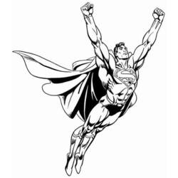 ぬりえページ: スーパーマン (スーパーヒーロー) #83718 - 無料の印刷可能なぬりえページ