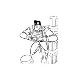 ぬりえページ: スーパーマン (スーパーヒーロー) #83721 - 無料の印刷可能なぬりえページ