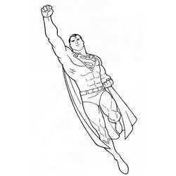 ぬりえページ: スーパーマン (スーパーヒーロー) #83727 - 無料の印刷可能なぬりえページ