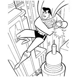 ぬりえページ: スーパーマン (スーパーヒーロー) #83758 - 無料の印刷可能なぬりえページ