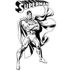ぬりえページ: スーパーマン (スーパーヒーロー) #83781 - 無料の印刷可能なぬりえページ