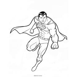 ぬりえページ: スーパーマン (スーパーヒーロー) #83833 - 無料の印刷可能なぬりえページ
