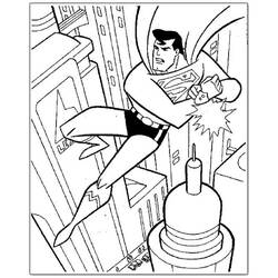 ぬりえページ: スーパーマン (スーパーヒーロー) #83894 - 無料の印刷可能なぬりえページ