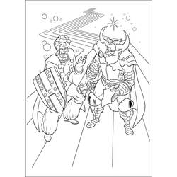 ぬりえページ: ソー (スーパーヒーロー) #75794 - 無料の印刷可能なぬりえページ