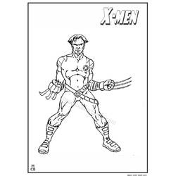 ぬりえページ: クズリ (スーパーヒーロー) #74958 - 無料の印刷可能なぬりえページ