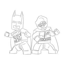ぬりえ: LEGO Batman - 無料の印刷可能なぬりえページ