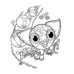 ぬりえ: Zoobles - 無料の印刷可能なぬりえページ